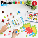 Picasso Cubes Kids Pixel 1” Magnetic Puzzle Cube Mix & Match w/Free Ideabook Sensory Toys STEAM Learning Building Block Magnets Construction Toy Set Stacking Magnet Creative Kit by TinyTreasures Baby Boutique