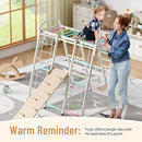 JAXPETY 9-in-1 Indoor Playground, Indoor Jungle Gym for Kids, Toddler Montessori Climbing Gym, Inside Play Gym with Slide, Swing, Monkey Bar, Ladder, Rings by TinyTreasures Baby Boutique
