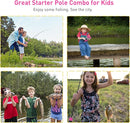 Kids Fishing Pole Kit, 59'' Telescopic Rod and Reel Beginner Combo with Spincast Reel,Tackle Box, Carrier Bag,Fishing Gear for Boys,Girls, Toddler,Youth by TinyTreasures Baby Boutique