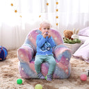 Toddler Chair, Glow in The Dark Kids Sofa Bean Bag Chair for Kids Children Couch Toddler Mini Sofa Armchair for Children, Lightweight Children Sofa Chairs (Rainbow Pink) by TinyTreasures Baby Boutique
