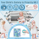 GOGOSO Ball Pits Balls for Toddlers Pack of 50 100 200 Plastics Shape Ball Non-Phthalate Non-BPA Non-Toxic 2.2-Inch Crush Proof Play Balls by TinyTreasures Baby Boutique