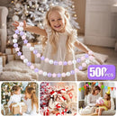 GOGOSO Balls for Ball Pit - Plastic Ball for Toddlers 1-3, Baby Kids Ball Pool Decoration 50 100 200 300 500 1000 (A Purple+Pink+White+Clear, 500 Balls) by TinyTreasures Baby Boutique