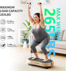 Vibration Plate Exercise Machine, 24" x 14" Extra-Large Vibration Plate for Lymphatic Drainage, Vibration Plates for Weight Loss, Relaxing, Recovery by CozyNest Decor