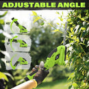 SOYUS Cordless Hedge Trimmer, 2 in 1 Electric Hedge Trimmers & Grass Shears, 7.2V Lightweight Shrub Trimmer Cordless with Battery and Charger, Ideal for Garden, Yard and Lawn - Green by GreenHaven Gardens