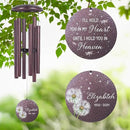 ASTARIN Personalized Memorial Wind Chimes, Customized Sympathy Deep Tone Wind Chime, Grief Gifts for Women Men Husband Wife, Windchimes in Memory of a Loved One Personalized by CozyNest Decor