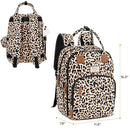 RUVALINO Diaper Bag Backpack-Multifunction Baby Travel Bag with Changing pad, Insulated Bottle Holders & Pacifier Case, Large Capacity, Waterproof, Yellow Leopard by TinyTreasures Baby Boutique