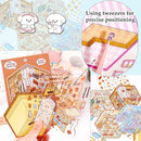 DIY 3D Sticker for Kids, 6 Sets of Cute Stickers for Girls Adult Isometric Sticker Scene Kids Reuseable and Waterproof Stickers by TinyTreasures Baby Boutique