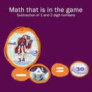 Cloud Hoppers Addition and Subtraction Game - Fun Math Board Game for 6-8 Year Olds, Easy to Play Educational Game for Kids at Home, Perfect STEM Toy Gift for Girls & Boys, Grade 1 & Up by TinyTreasures Baby Boutique