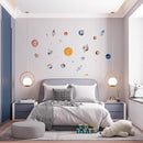 Solar System Wall Decals for Kids - Planets and Space Themed Wall Stickers by Lipastick - Peel and Stick Vinyl Decals for Boys and Girls Bedroom, Nursery, Playroom - Wall Stickers for Girls Room by TinyTreasures Baby Boutique