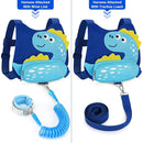 Accmor Toddler Harness Leash with Anti Lost Wrist Link, Cute Dinosaur Kids Walking Restraint Belt, Keep Child Close Hand Strap Tether for Baby Boys Girls Outdoor Travel by TinyTreasures Baby Boutique