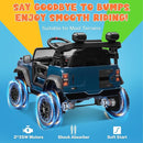 ENYOPRO Licensed Ford Bronco Raptor Electric Ride On Jeep for Kids, 12V Remote Control Ride On Car for Toddlers, Electric Vehicle w/Shock Absorbers, Soft Start, Bluetooth, LED Lights, 2 Speed (Blue) by TinyTreasures Baby Boutique