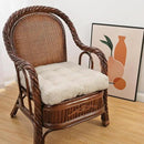 Large Chair Cushions with Handle, 20"x 20" Bite-Size Memory Foam Seat Cushions for Wicker Chair, Patio Non-Slip Rattan Chair Pads, Square Floor Cushion, Beige by CozyNest Decor