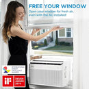Midea MAW08V1QWT U-Shaped AC Window Air Conditioner by TinyTreasures Baby Boutique