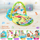 UMIKU Baby Play Mat Baby Toys Tummy Time Mat Activity Center for Newborn Infant Piano Tummy Time Music & Light Infant Boy Girl Gifts for Babies Toys 0-3 3-6 6-12 Months, Dinosaur Style by TinyTreasures Baby Boutique