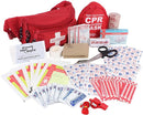 Ever Ready First Aid, Fanny Pack/Hip Pack, Fully Stocked First Aid Kit with Adult & Infant CPR Combo Masks (72 Piece Set) by TinyTreasures Baby Boutique