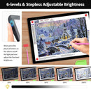 Rechargeable A4 Light Box for tracing,Magnetic Light pad Built-in 2500mAH Battery,5 Levels of Brightness Light Table,Portable Light Board for Diamond Painting Drawing,Sketching,Animation,X-ray by TinyTreasures Baby Boutique