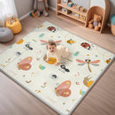 Foldable Baby Play Mat, PIGLOG Waterproof Playmats for Babies and Toddlers Kids, Safe Foam Playmat for Tummy Time, 50x50 Playpen Mat, Reversible Portable Baby Floor Mat for Infant, Toddler, Dragonfly by TinyTreasures Baby Boutique