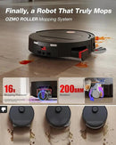 Yeedi M14 Plus Robot Vacuum and Mop, 18,000Pa Suction, OZMO Roller Instant Self-Washing Mopping, 167℉ Smart Dynamic Hot Wash & Auto-Dry, ZeroTangle 3.0 Anti-Hair Brush, All-in-One Omni Station, Black by CozyNest Decor