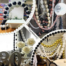 Black and White Quick Link Balloons, 100PCS Latex Linking Balloons for Making Balloon Wall Balloon Arch Balloon Chains and Wedding Birthday Baby Shower Engagement Graduation Party Decorations (6inch) by CozyNest Decor