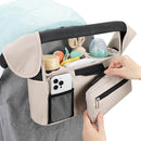 Accmor Universal Stroller Organizer with Insulated Cup Holder Detachable Phone Bag and Shoulder Strap,Stroller Bag Caddy Organizer Fits for Uppababy, Baby Jogger, Britax Strollers by TinyTreasures Baby Boutique