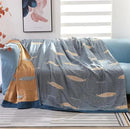 MSGKV Boho Throw Blanket 100% Cotton Woven Throw Blanket for Couch Sofa Bed Double Sided Knit Warm Blanket Cover Sheet Reversible Wearable Summer Blankets, 60''Wx 80''L by CozyNest Decor