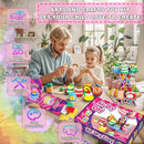 ifergoo Air Dry Clay Kit for Kids - Cakes Modeling Clay, Includes 6 Dessert Designs and Display Stand, DIY Art & Crafts School Projects, Home Party Kids Toys, Holidays Gifts for Age 3-12 Girls & Boys by TinyTreasures Baby Boutique
