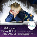 Pinwheel Crafts Beginner Sewing Kit for Kids 8-12 with Telescope - Astronomy Solar System Easy Sew Space Pillow Kit with Planet Patches - Make Your Own Plush Craft by TinyTreasures Baby Boutique