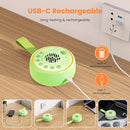 White Noise Machine Portable Sound Machine with 22 Soothing Sounds for Kids Adults, 4 Modes Night Light,3 Sleep Timer,Sound Therapy for Home Office Travel,Green by TinyTreasures Baby Boutique
