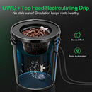 VIVOSUN DWC Hydroponics Grow System with Top Drip Kit, 5-Gallon Deep Water Culture, Recirculating Drip Garden System with Multi-Purpose Air Hose, Air Pump, and Air Stone (2 Buckets + Top Drip Kit) by GreenHaven Gardens