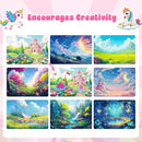 homicozy Art & Craft Activity for Kids-Foil Fun Unicorn & Princesses,No Mess Art Crafts for Girls,DIY Foil Foam Stickers,Creative Activity Kits,Kids Travel Toys,Gifts for Girls & Boys Ages 4-10 by TinyTreasures Baby Boutique