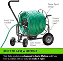Yard Butler Hose Reel Cart - Heavy Duty Metal with Wheels for Gardens, Lawns, and Outdoor Use, 400 ft by GreenHaven Gardens