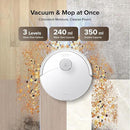 roborock Q10 X5+ Robot Vacuum and Mop Combo, Self-Emptying, 10,000Pa Suction, Obstacle Avoidance, LiDAR Navigation, Hands-Free Cleaning, No-Go Zones, Perfect for Carpet and Pet Hair, White by CozyNest Decor