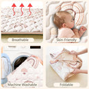 Baby Play Mats for Floor, 71”x59” Upgraded Thickness & Larger Super Soft Playmat for Babies and Toddlers, Foldable Washable, Upgrade Anti-Slip Crawling Mat for Playpen(Boho Rainbow) by TinyTreasures Baby Boutique