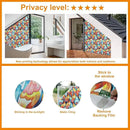 Window Privacy Film Stained Glass Decorative Static Clings Frosted Window Tint for Home Room Decor Bathroom Door Car Stickers with Glittering Effect, Removable(Tulip) by CozyNest Decor