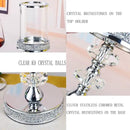 Pillar Candle Holders, Candle Holders for Pillar Candle, Crystal Candlesticks Holder for Home Decor, Wedding, Events, Coffee Dining Table CH048MD by CozyNest Decor