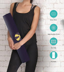 Non Slip Yoga Mat TPE Workout Mat for Men Women, Thick Workout Mat with Carrying Strap, Fitness Mats for Exercise, Yoga, Fitness, Pilates, Floor Workouts (72" x 24" x 6mm) by TinyTreasures Baby Boutique