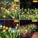 ZGWJ Solar Firefly Lights 2 Pack 20 LED, New Upgraded Solar Swaying Light with Leaves, Waterproof Solar Outdoor Lights for Garden Patio Pathway Outdoor Decor Halloween Christmas Decoration Warm White by GreenHaven Gardens