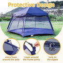 Alvantor Baby Playpen Play Yard 84"x84"x44”Large Kids Tents Pop Up Play Tent Indoor Outdoor Playhouse for Babies Toddlers Children Camping Playground Beach, 36-96 Months, Navy by TinyTreasures Baby Boutique