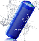 Bluetooth Speaker with HD Sound, Portable Wireless, IPX5 Waterproof, Up to 20H Playtime, TWS Pairing, BT5.3, for Home/Party/Outdoor/Beach, Stocking Stuffers, White Elephant Gifts for Adults (Blue) by TinyTreasures Baby Boutique