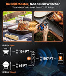 Wireless Meat Thermometer – Stable Bluetooth Smart Probe with ±1.8℉ Accuracy, 0.5s Fast Response & Long-Lasting Battery, IP67 Waterproof, App Controlled for Grill, Oven, Air Fryer by TinyTreasures Baby Boutique