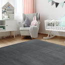 BALAPET Thick Memory Foam 50x50 Play Mat for Playpen, Super Soft Velvet Portable Baby Playpen Mat for Kids Toddler Crawling and Play, Non-Slip Bottom Playmat, Dark Grey by TinyTreasures Baby Boutique