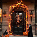 JMEXSUSS 2 Pack Orange Solar Halloween Lights, 66ft 200 LED Solar Fairy Lights Outdoor, Waterproof Solar String Lights for Tree Patio Garden Halloween Thanksgiving Decorations by GreenHaven Gardens