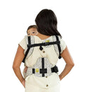LÍLLÉbaby Complete All Seasons Ergonomic 6-in-1 Baby Carrier Newborn to Toddler - with Lumbar Support - for Children 7-45 Pounds - 360 Degree Baby Wearing - Inward & Outward Facing - Salt and Pepper by TinyTreasures Baby Boutique