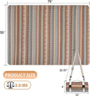 Extra Large Waterproof Picnic Blanket | Portable Camping & Beach Mat | Sand Free with Carry Strap | Park Blanket for Grass, Hiking, Travel, Concerts, Indoor (Orange) by TinyTreasures Baby Boutique