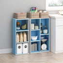 Furinno 5-Cube Reversible Open Shelf, White/Light Blue 11069WH/LBL by TinyTreasures Baby Boutique