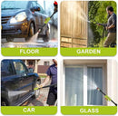 Pressure Washer, 5000PSI Max 3.6GPM with Foam Cannon 35FT Power Cord 4 Nozzles for Cars, Green by GreenHaven Gardens