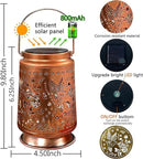 KY&BOSAM Solar Hummingbird Lanterns Outdoor Waterproof,LED 300 Lumens Metal Hanging Outside Lantern Lights Decorative for Yard Backyard Porch Garden Decorations Birthday Gifts for Women Mom Grandma by GreenHaven Gardens