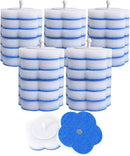 Toilet Bowl Wand Refills 32 Pcs Disposable Toilet Brush Cleaning Sponges Heads Not Compatible with Other Wand by CozyNest Decor