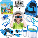 ESSENSON Bug Catcher and Kids Explorer Kit, Outdoor Bug Catching Explorer Adventure Kit with Binoculars, Summer Outdoor Toys for Kids Ages 4-8 by TinyTreasures Baby Boutique