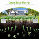 8x4x1ft Galvanized Raised Garden Bed-Outdoor Galvanized Planter Box for Vegetables, Fruits,Herbs, Flowers, Metal Raised Garden Bed kit-Sliver by GreenHaven Gardens